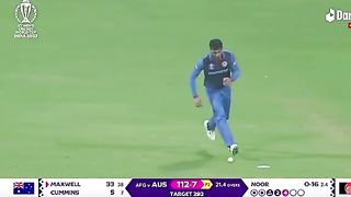 Mujeeb drop a world cup trophy