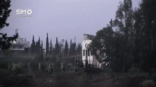 FSA ZU-23-2 Technical Fires on IS Positions | West of Daraa | June 2016 | RCF