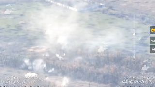 Ukraine Russia War | Ukrainian Bradley Fires 25mm Cannon at Russian Soldiers in Avdiivka | RCF