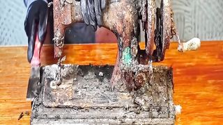 Very old Rusty 1894's Singer Sewing Machine Restoration