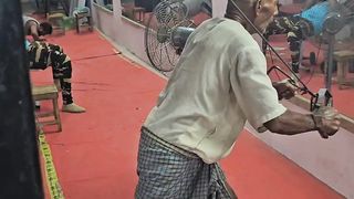 90 year deshi old man doing hard work out viral in world