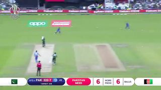 Pakistan's Tense Final Over v Afghanistan - Afghanistan vs Pakistan - ICC Cricket World Cup 2019