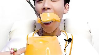 Random Orange food MUKBANG