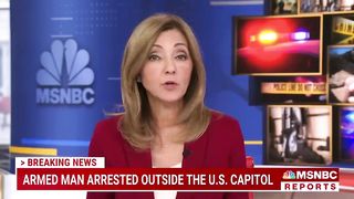 Armed man arrested outside of U.S. Capitol