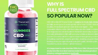 TheraCalm CBD Gummies - Ultimate Supplement For Chronic Pain