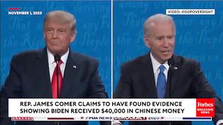 BREAKING NEWS_ Comer Claims To Have New Evidence Biden Personally Received 'Laundered China Money'.