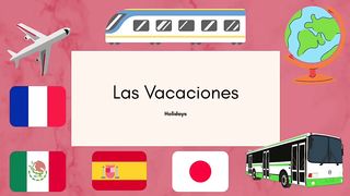 Gcse| Holidays Topic in Spanish - Present Tense | Listening Practise | English & Spanish Translation