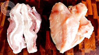 Leite, trigo, ovos, carne... delicioso BOUDIN BLANC!