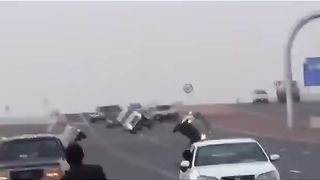 Arabic Drivers 2 Wheeling Prado jeeb