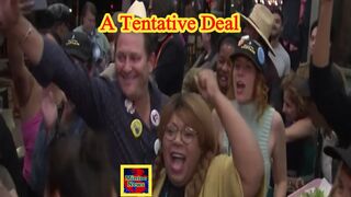 Actors celebrate SAG-AFTRA, Hollywood studios reaching a tentative deal