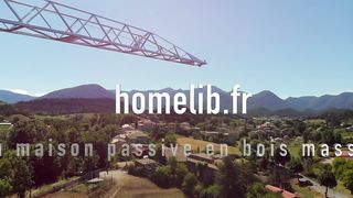 la maison passive en bois massif - une autoconstruction réalisée dans la Drôme.