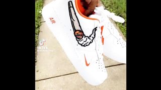 TIKTOK Custom Shoes! Air Force 1 Edition af1 (pt 30.)