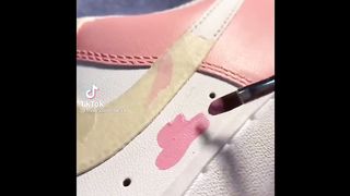 TIKTOK custom shoes! Air Force 1 Edition af1 (pt 26.)