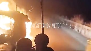 Ukraine Russia War | Burning Stryker Towed Away After Reportedly Being Destroyed by Russia | RCF