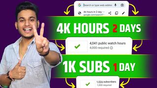 How to complete 4000 hours and 1000 subscribers on you tube.