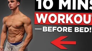 10 minutes full body workout before bed(no equipment needed)