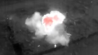 Ukrainian drone drops grenades on Russian platoon