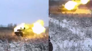 Second time that a Russian T-90M was captured by Ukrainian forces in Eastern Ukraine