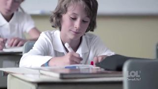 Student really loves school