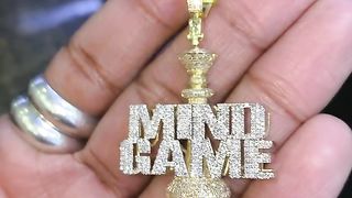 10K Gold & Diamond Mind Game Pendant by Ijaz Jewelers