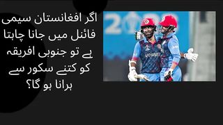 Afghanistan qualify semi final |