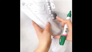 TIKTOK custom shoes! Air Force 1 Edition af1 (pt 17.)