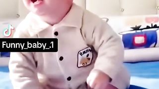 Funny baby fun