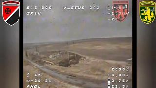 Destruction of Russian KAMAZ 4350 Mustang Truck near Raihorodok | Luhansk Region | RCF