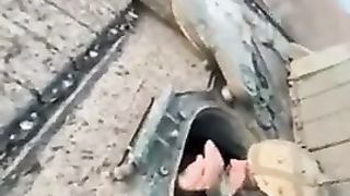 Ukraine Russia War | Ukrainian BTR-T Tows Damaged Strela-10 SAM | RCF