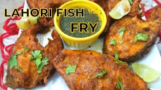 Lahori fish fry recipe#fish fry recipe#aleenahome food.