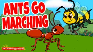 The ants go marching one by one / nursery rhymes and kids songs / baby songs