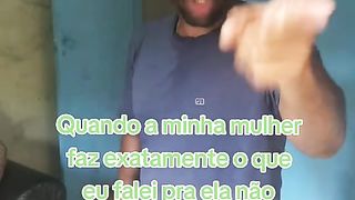 Quando a minha mulher faz exatamente o que eu falei pra ela não fazer
