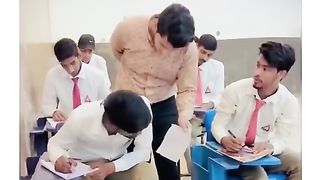 cheating paper on boy