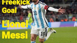 Shocking freekick goal by Lionel Messi