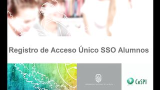 Registro en sistema de acceso  unlp