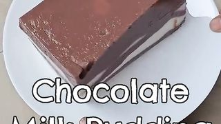 Only 3 Ingredients Easy to Make Simple and Delicious Recipe Chocolate Milk Pudding #Shorts #Pudding