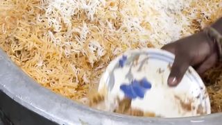 Hyderbadi Dum Biryani of Shah Ghouse Hotel #ashortaday #hyderabad #hyderabadfood