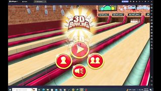 3D - bowling - throwing bowling like it's coming at you