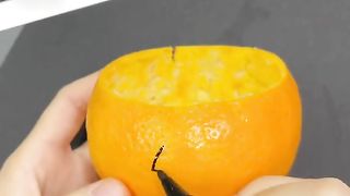 Daily Craft #Part17 Create Helloween creation from orange to pumpkin decoration