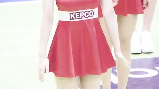 단발좌 박성은 치어리더 트와이스 메들리 공연
