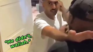 Hilarious Arab slap prank