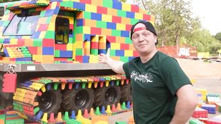 I Built A Real Lego Tank!