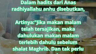 Makan dahulu atau sholat dahulu