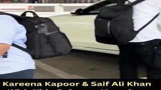 Kareena Kapoor & Saif Ali Khan With Kids Going on Vacation #kareenakapoor #short #shorts #trending #viral #bollywood #viralshorts