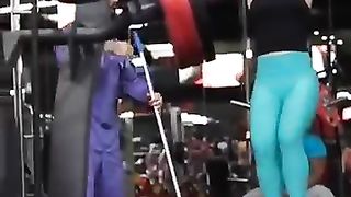 Gym trainer beautiful nice girl