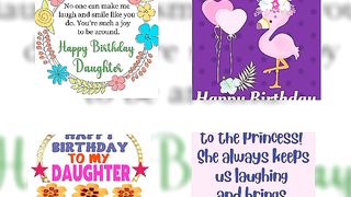Happy birthday my daughter status video 5