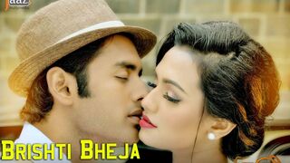 Nusraat Faria  Song Brishti Bheja With Ankush Bengali Movie Song
