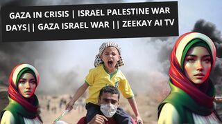 Gaza in Crisis | Israel Palestine War DayS|| GAZA ISRAEL WAR  || Zeekay Ai Tv