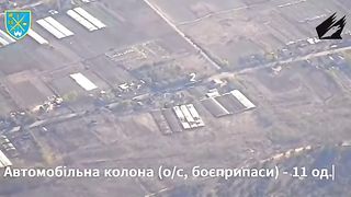 Ukraine Russia War | Strikes on Russian Military Convoy | Hladkivka, Kherson Region | RCF