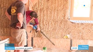 Tendance maison en paille dans les Deux-Sèvres.